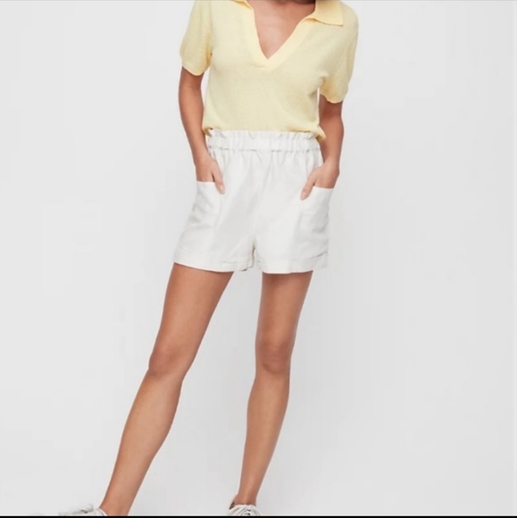 Wilfred Pants - Aritzia Wilfred Free Gray shorts